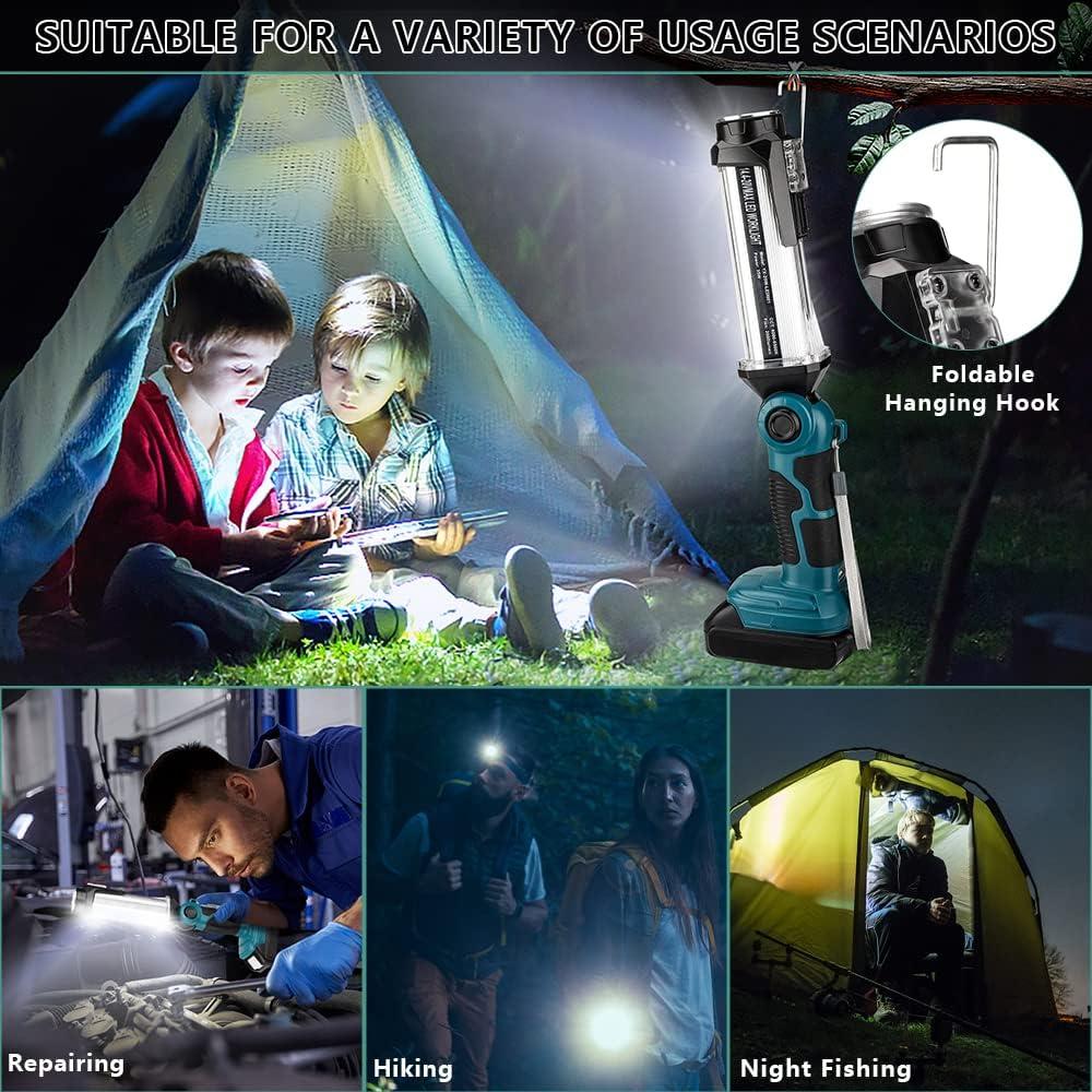 Luz de Trabajo LED Hiesuan 18V 35W 2000LM Portátil