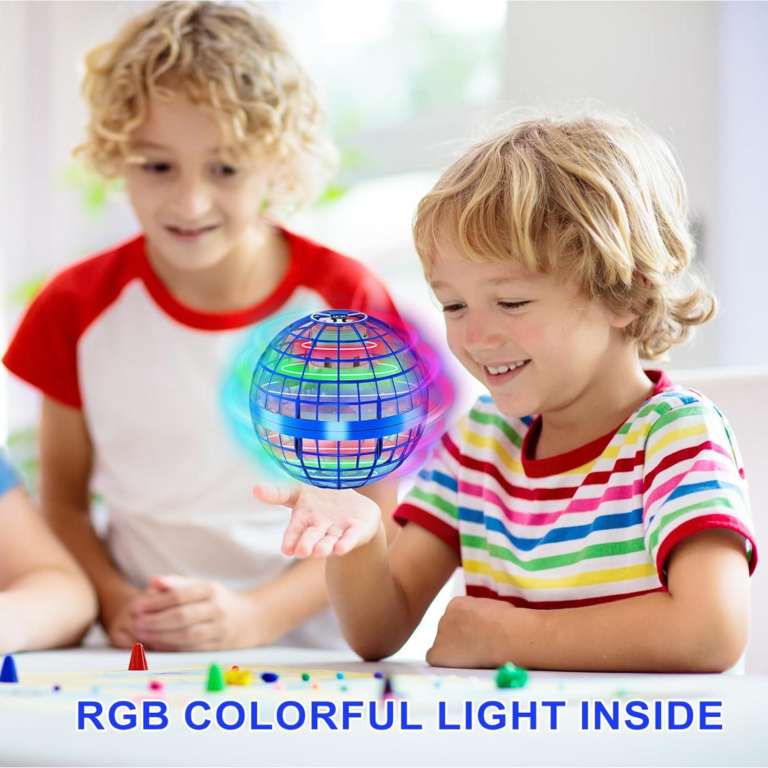 Bola Orbital Voladora Obbay con Luz RGB - Juguete Interactivo