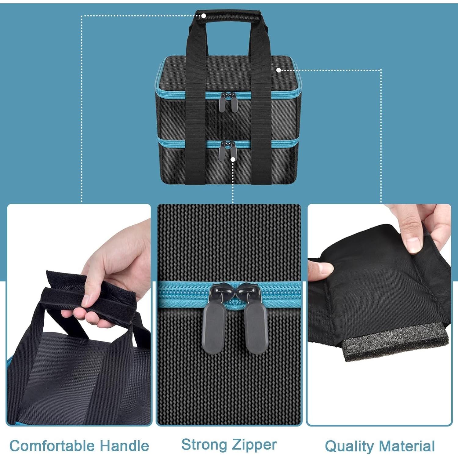 Funda de Almacenamiento para Baterías Tanmqin 10 Compartimentos