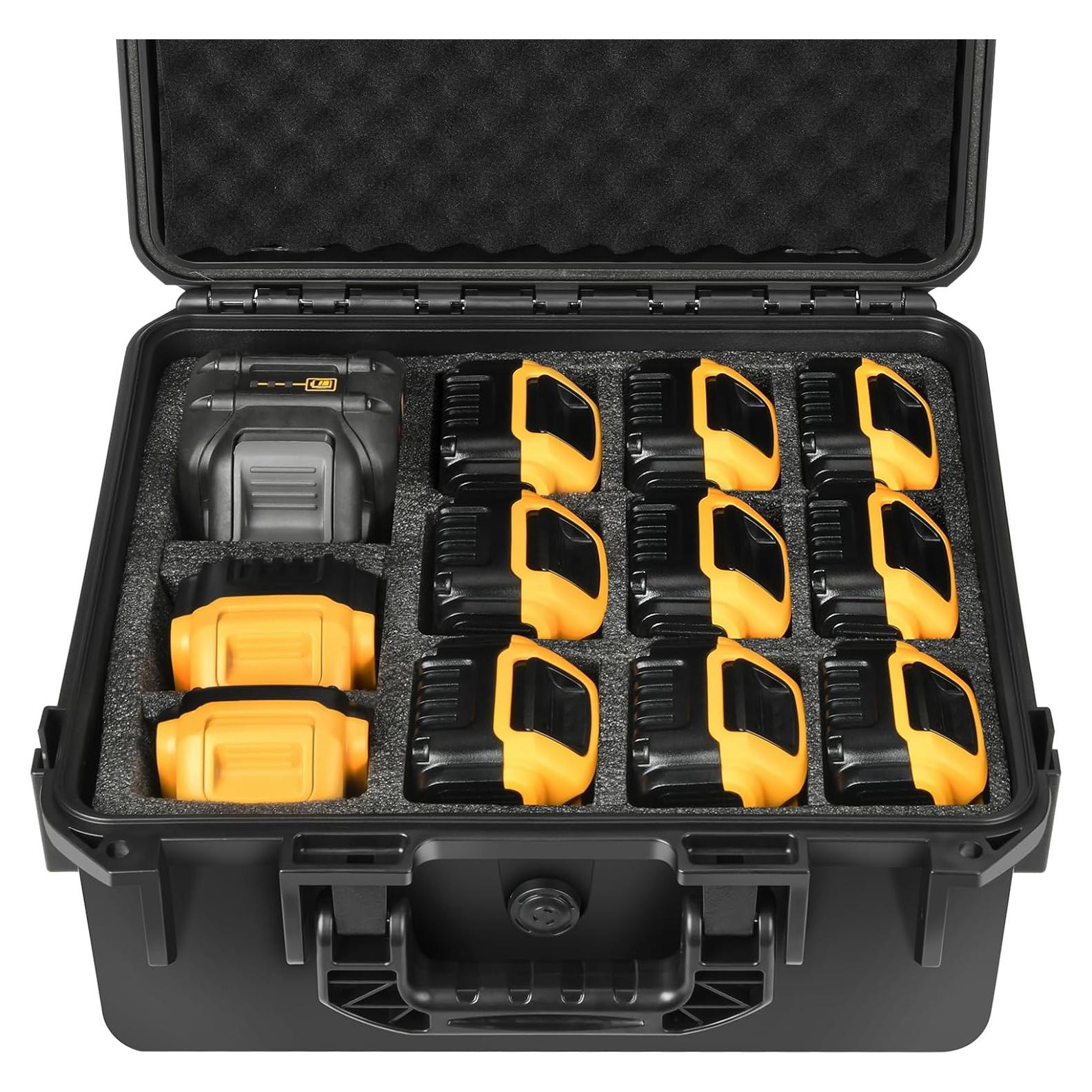 Estuche Duro LOTOCASE para Batería y Cargador 20,32x7,62x33cm