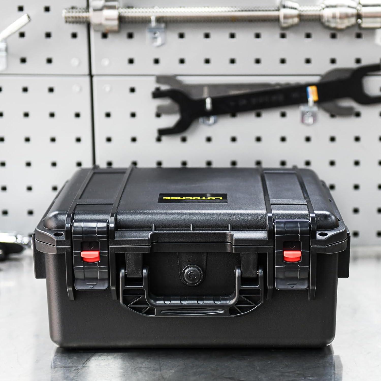 Estuche Duro LOTOCASE para Batería y Cargador 20,32x7,62x33cm