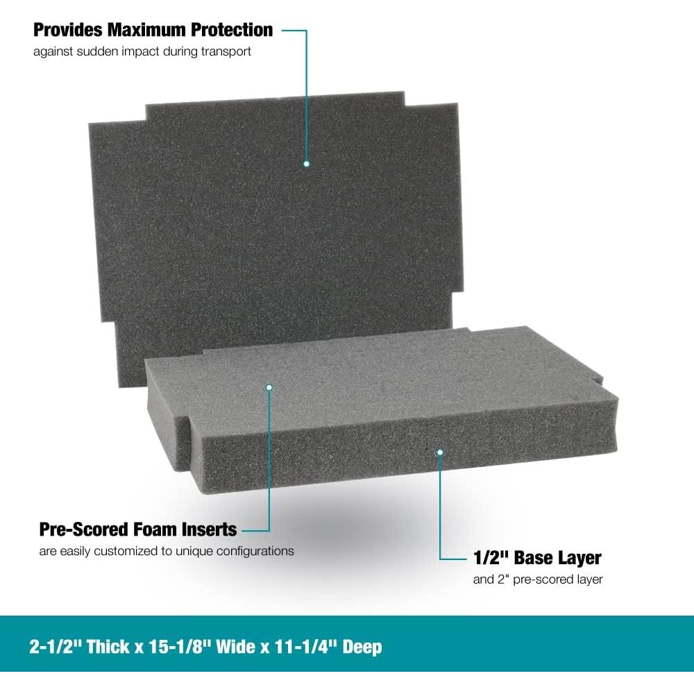 Inserto de Espuma Personalizable Makita T-02571 para Estuches
