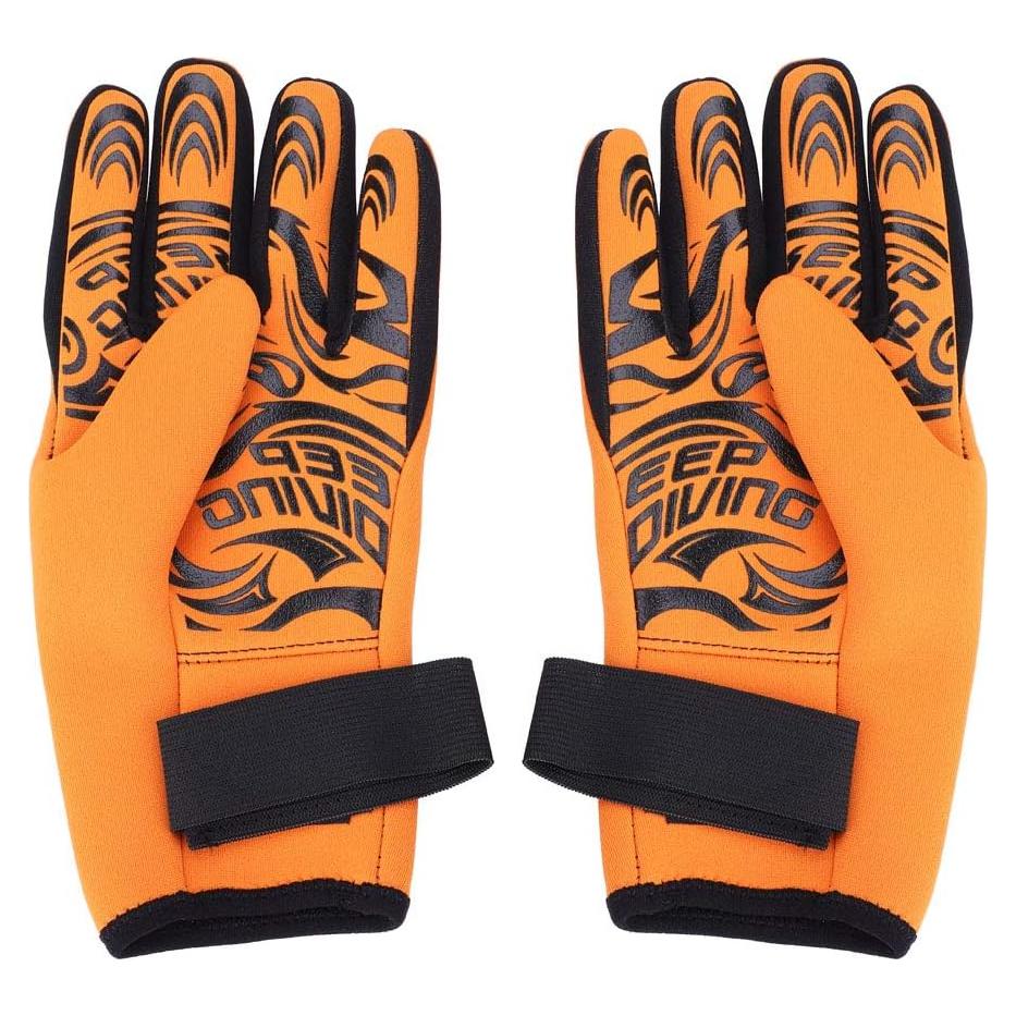 Guantes de Buceo Alomejor Neopreno 2MM Antideslizantes XL Naranja