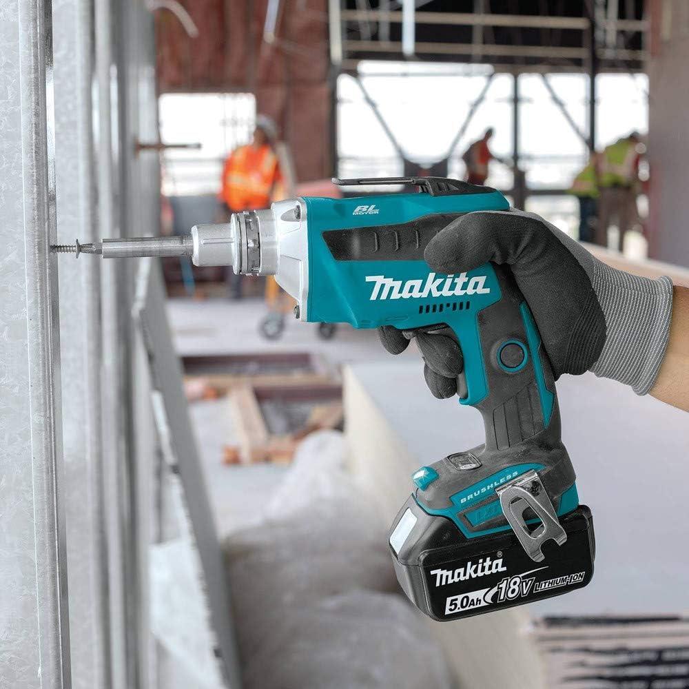 Makita XSF03T 18V LXT Lithium-Ion COMPACT Brushless Cordless Drywall Screwdriver Kit (5.0Ah)