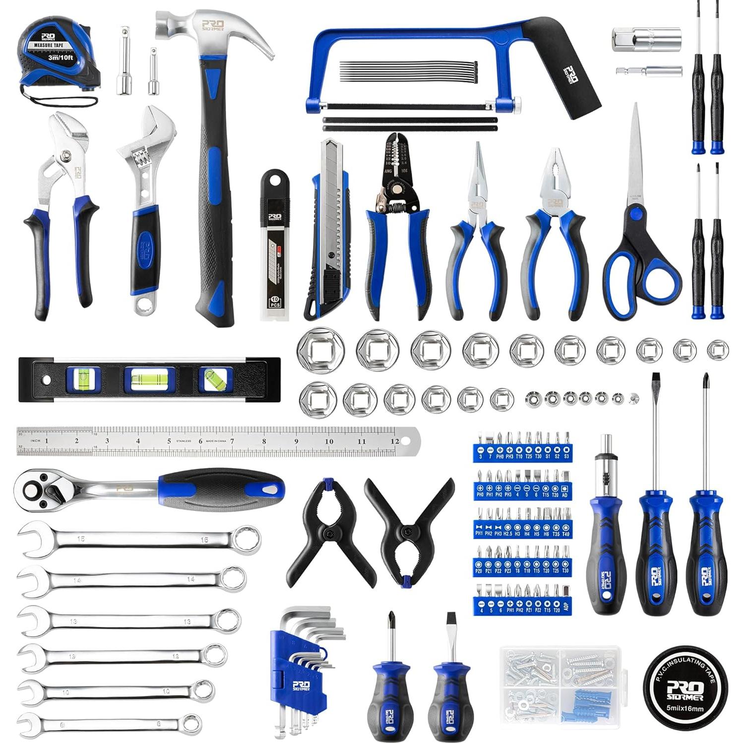 Kit de Herramientas Prostormer 259 Piezas con Caja Azul
