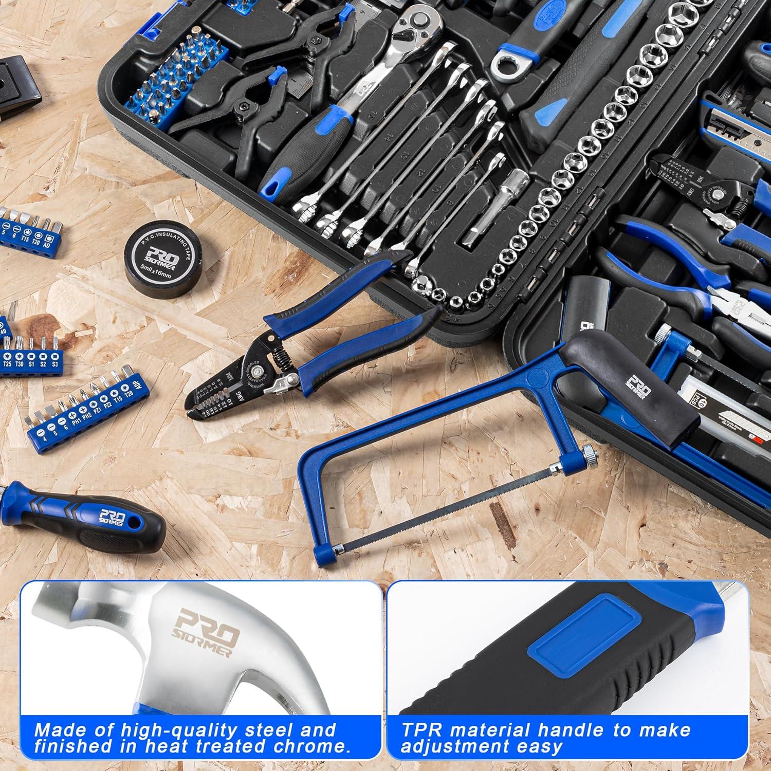 Kit de Herramientas Prostormer 259 Piezas con Caja Azul