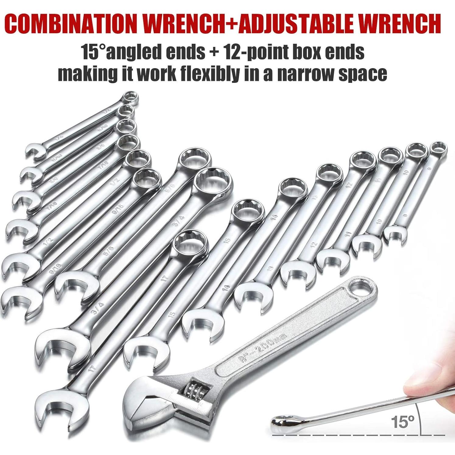 Juego de Herramientas ARUCMIN 438 Piezas Caja 3 Cajones