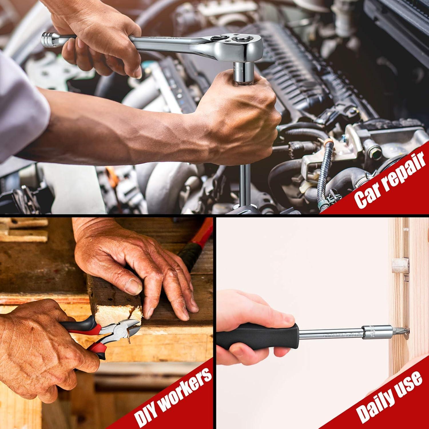 Juego de Herramientas ARUCMIN 438 Piezas Caja 3 Cajones