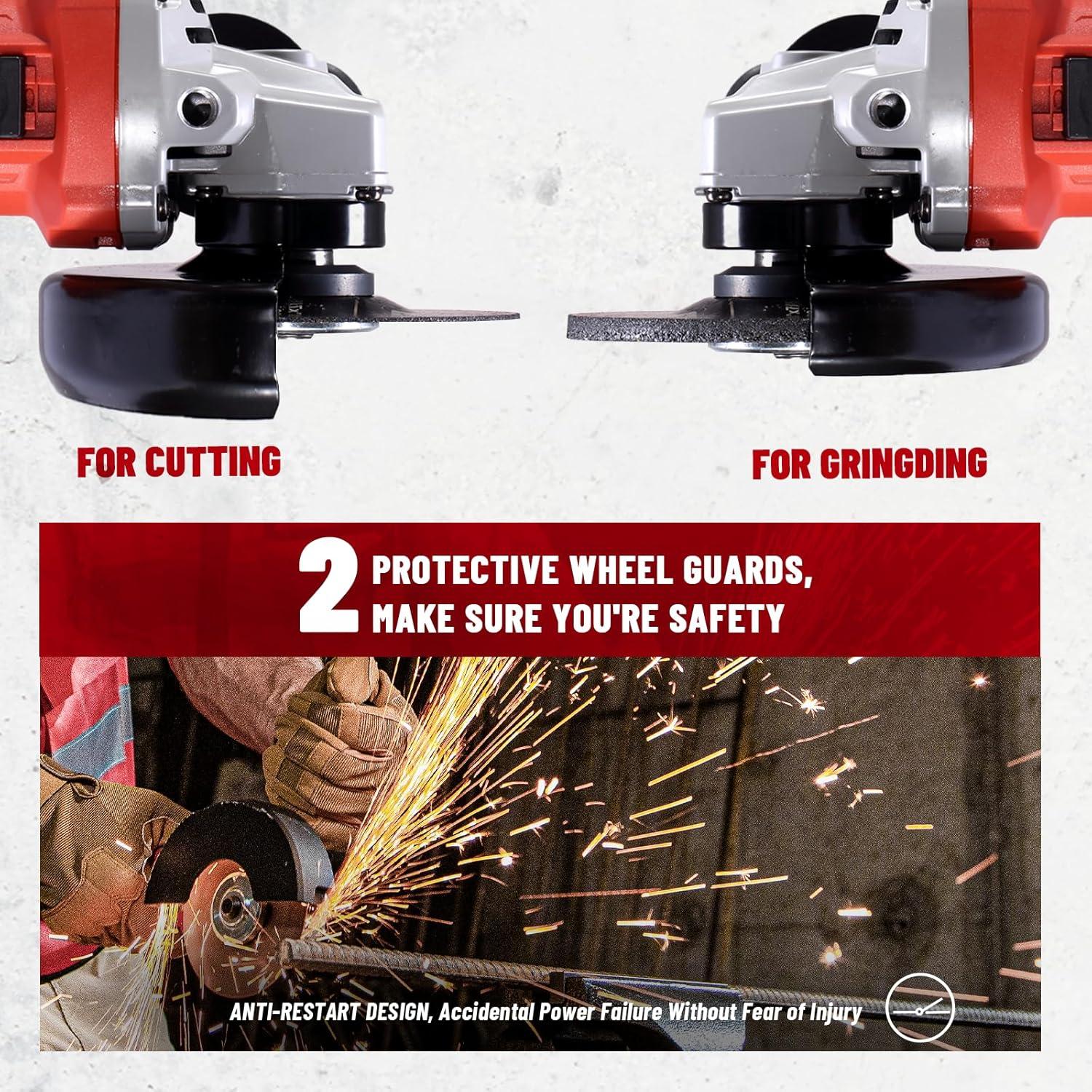 Amoladora Angular DCK KSM17-115B 1100W 4.5" 11800 RPM