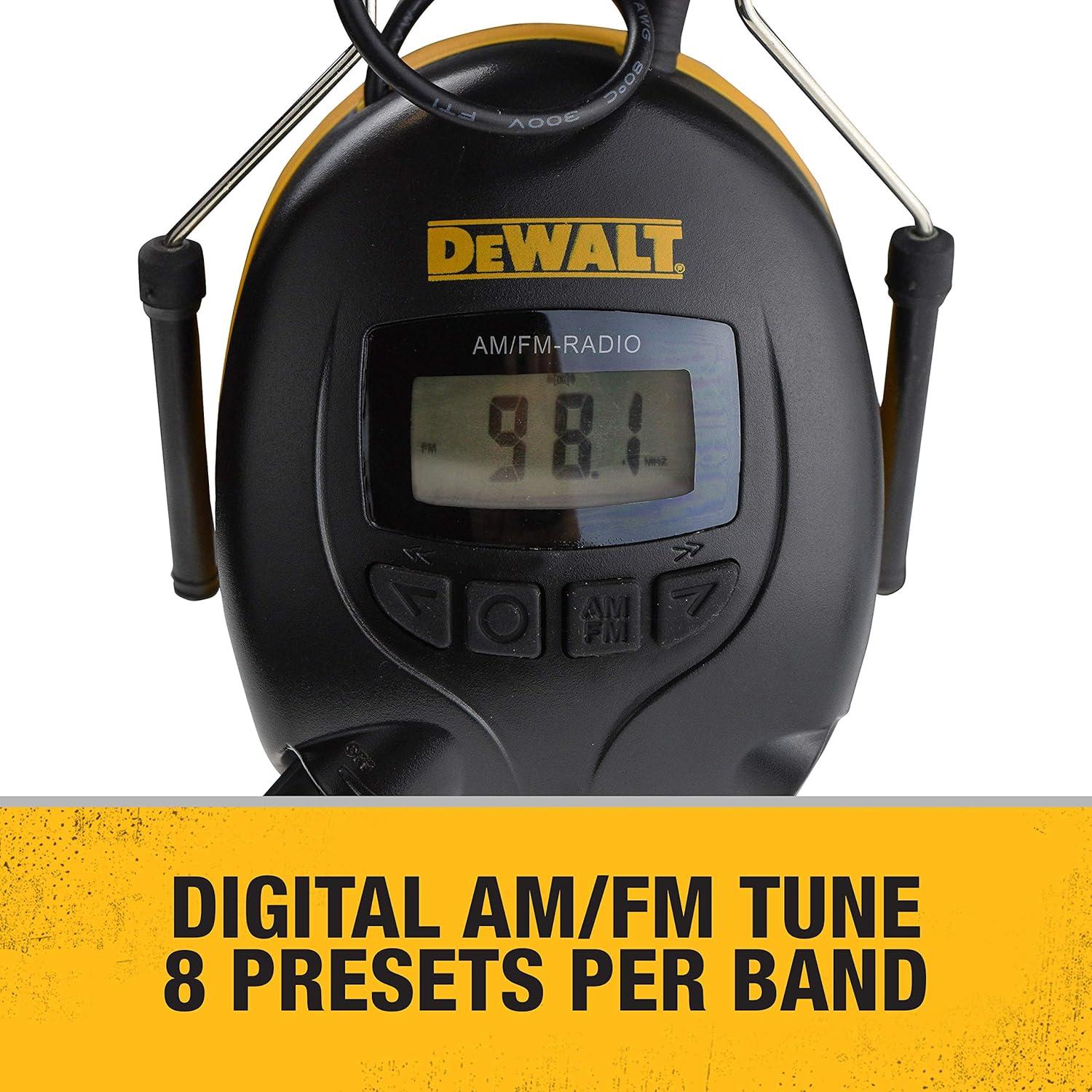 Muff Electrónico DeWalt DPG15 Protección Auditiva 25dB