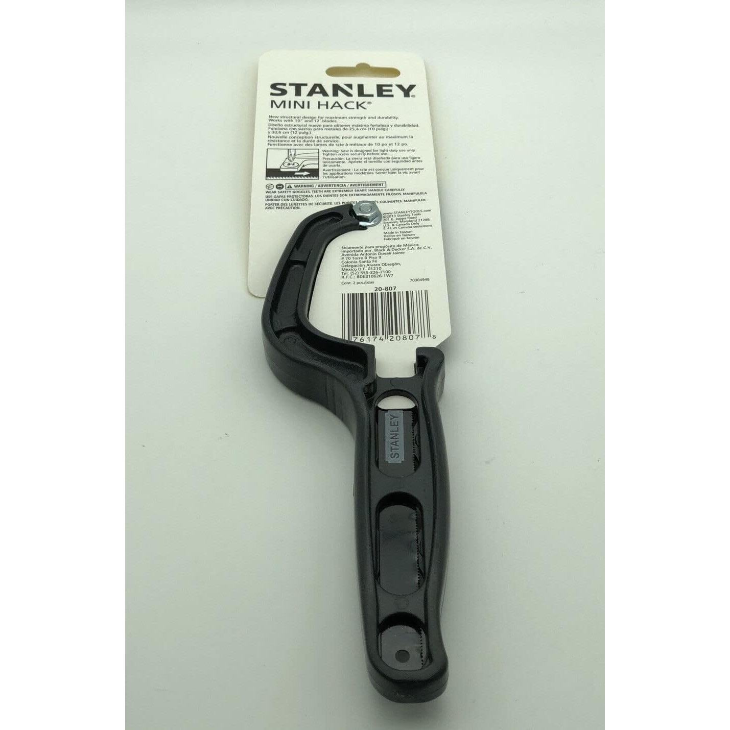 Sierra Mini-Hack Stanley 20-807 25.4 cm Ergonométrica
