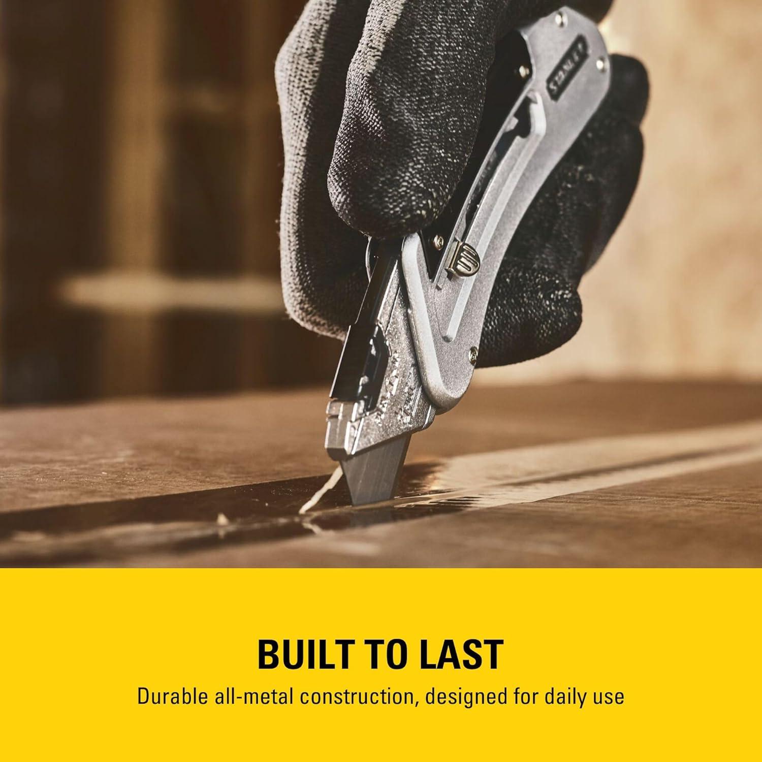 Cuchillo Deportivo Stanley 0-10-810 Retráctil Acero Inoxidable