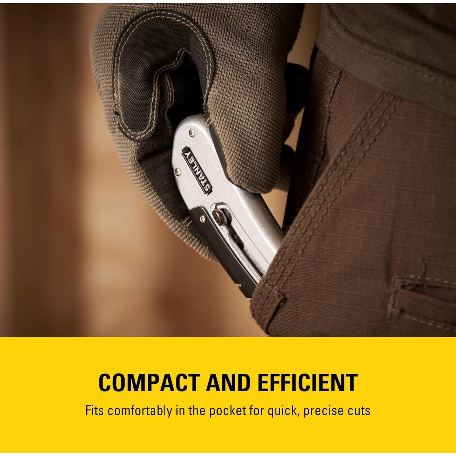 Cuchillo Deportivo Stanley 0-10-810 Retráctil Acero Inoxidable