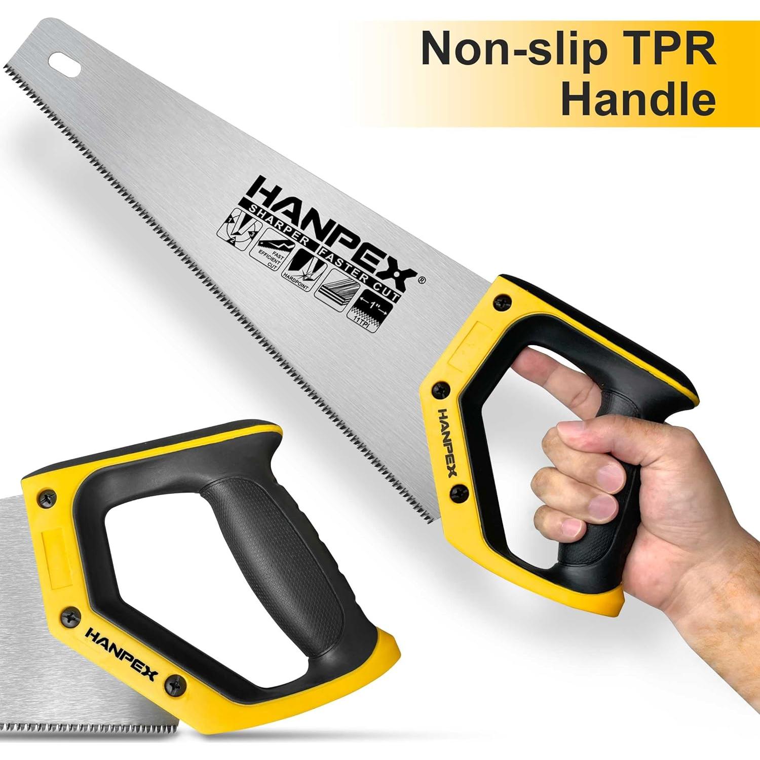 Sierra Manual Pro Hanpex 14 cm 11 TPI Corte Fino