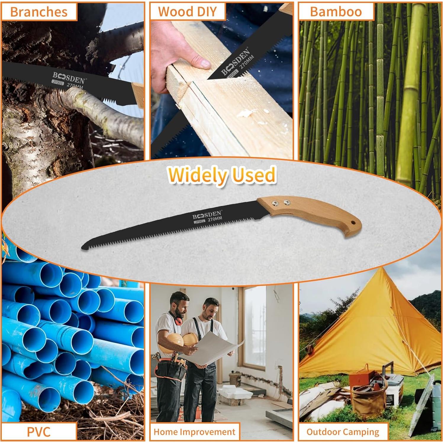 Sierra de Poda Manual BOOSDEN 27.94 cm Mango de Madera