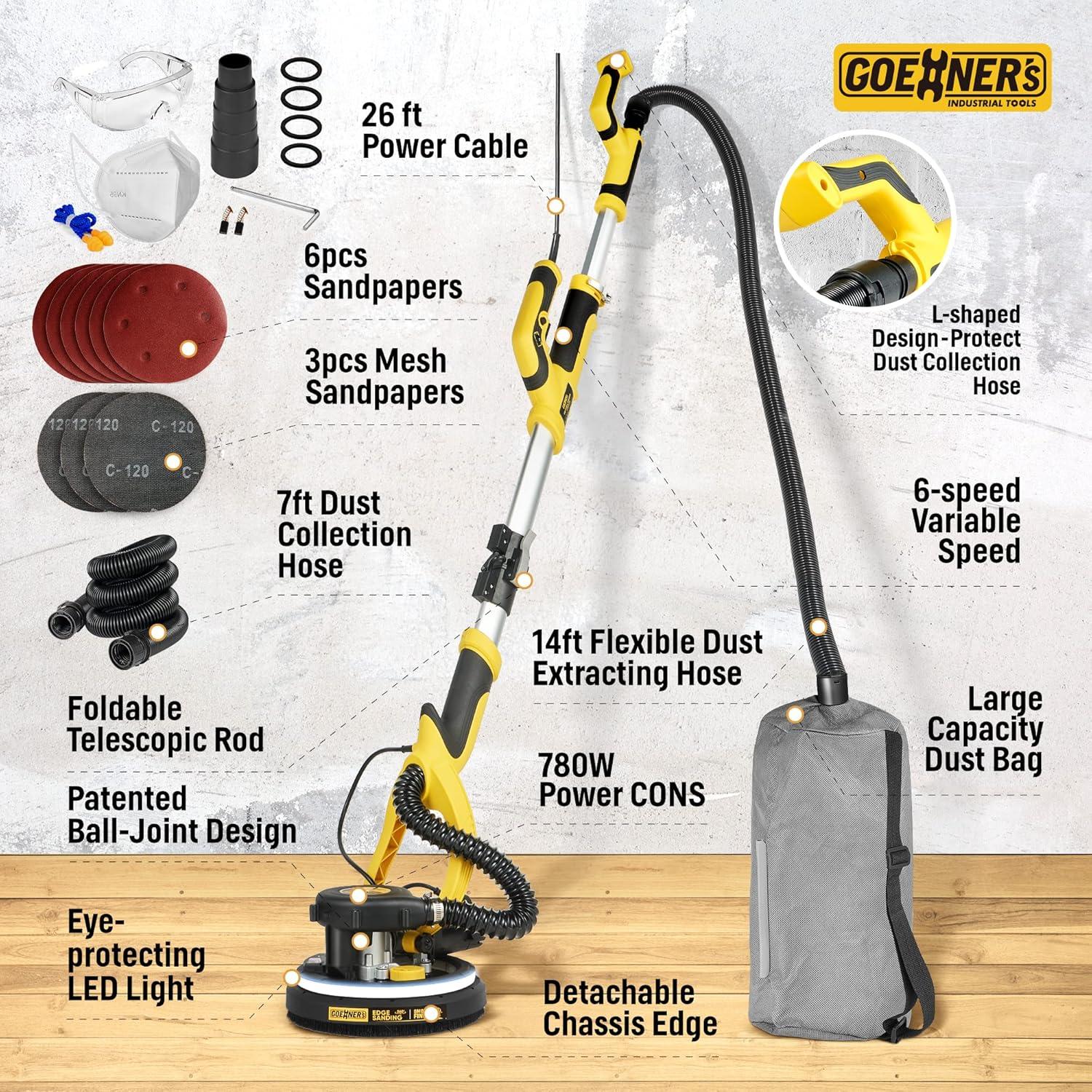 Lijadora de Yeso Gioventù DWSR-2108 7 Velocidades 5,31 kg