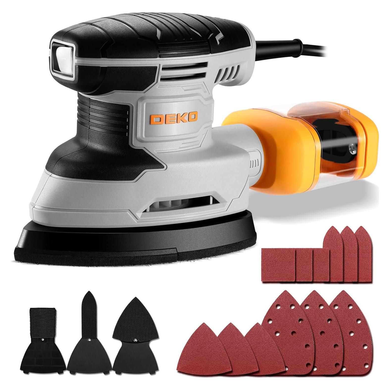 Lijadora de Detalle DEKOPRO 20V 13000 RPM con Accesorios