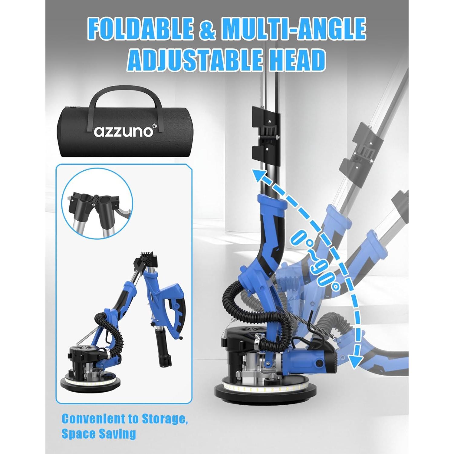 Lijadora de Drywall AZZUNO 850W 5 Velocidades 22,86 cm