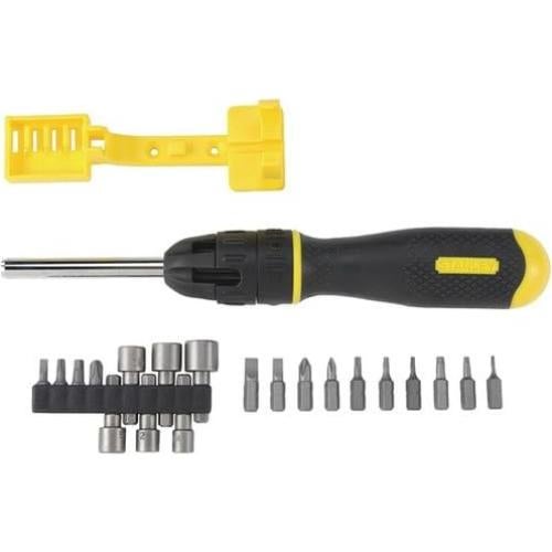 Screwdriver Set, Multibit, Ratcheting, 20-Pack (62-574)
