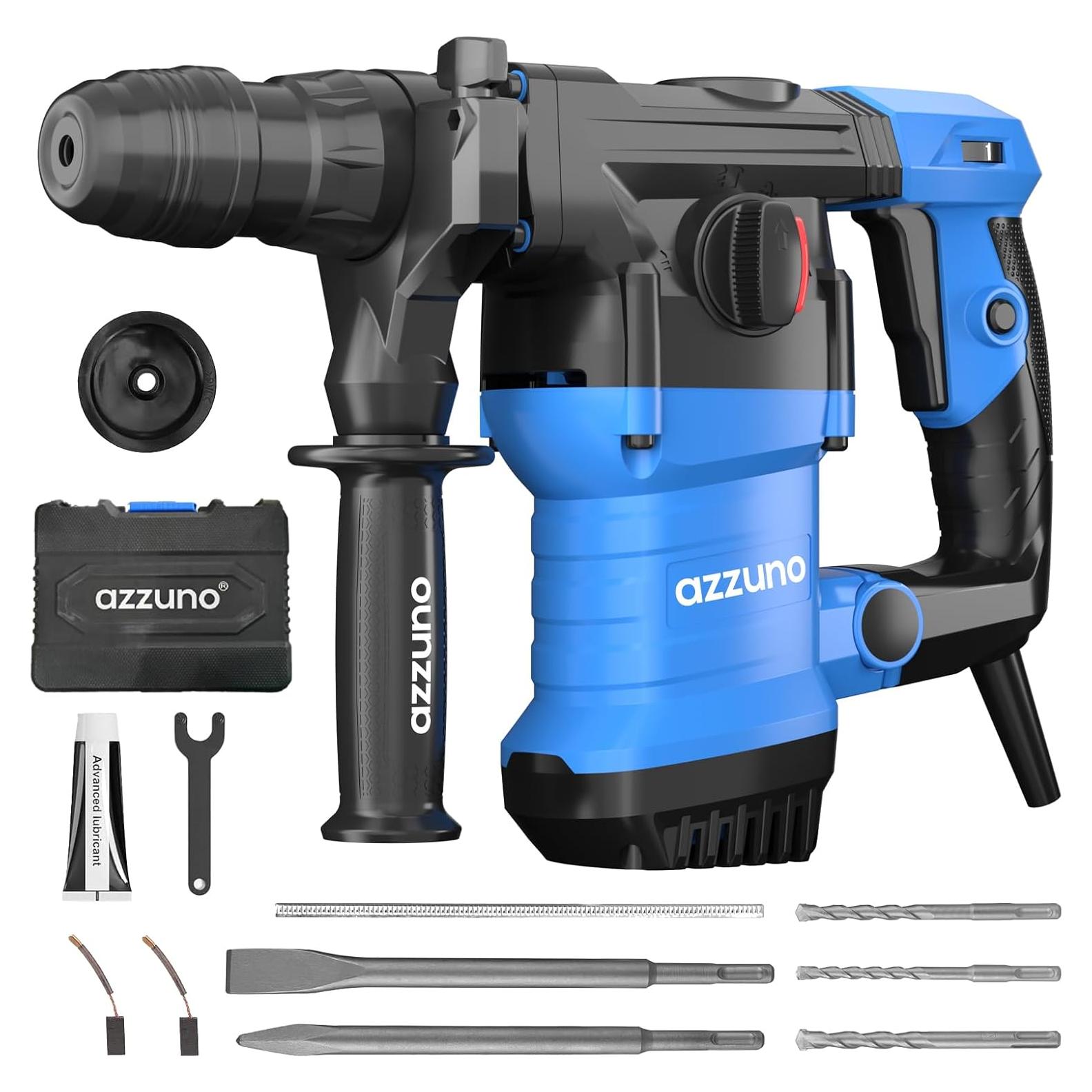 Martillo Rotativo AZZUNO 1800W 4 Funciones para Concreto