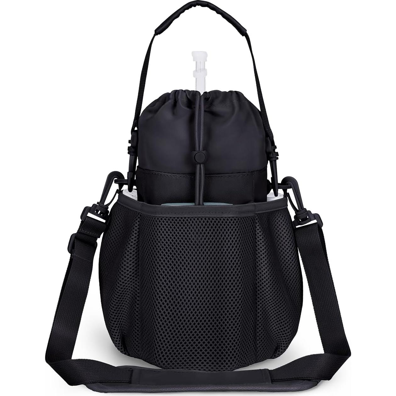 Soporte para Botellas ECOHUB con Correa Ajustable Negra