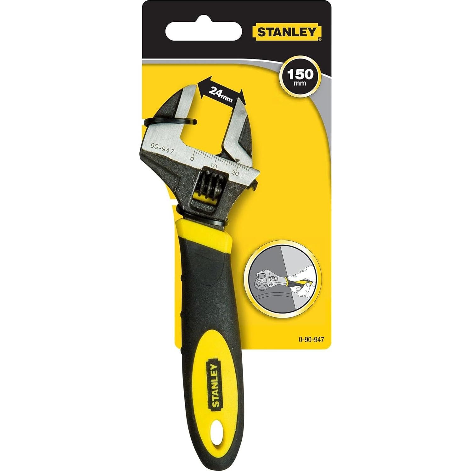 Llave Ajustable Stanley 0-90-947 150mm Acero Cromo Vanadio