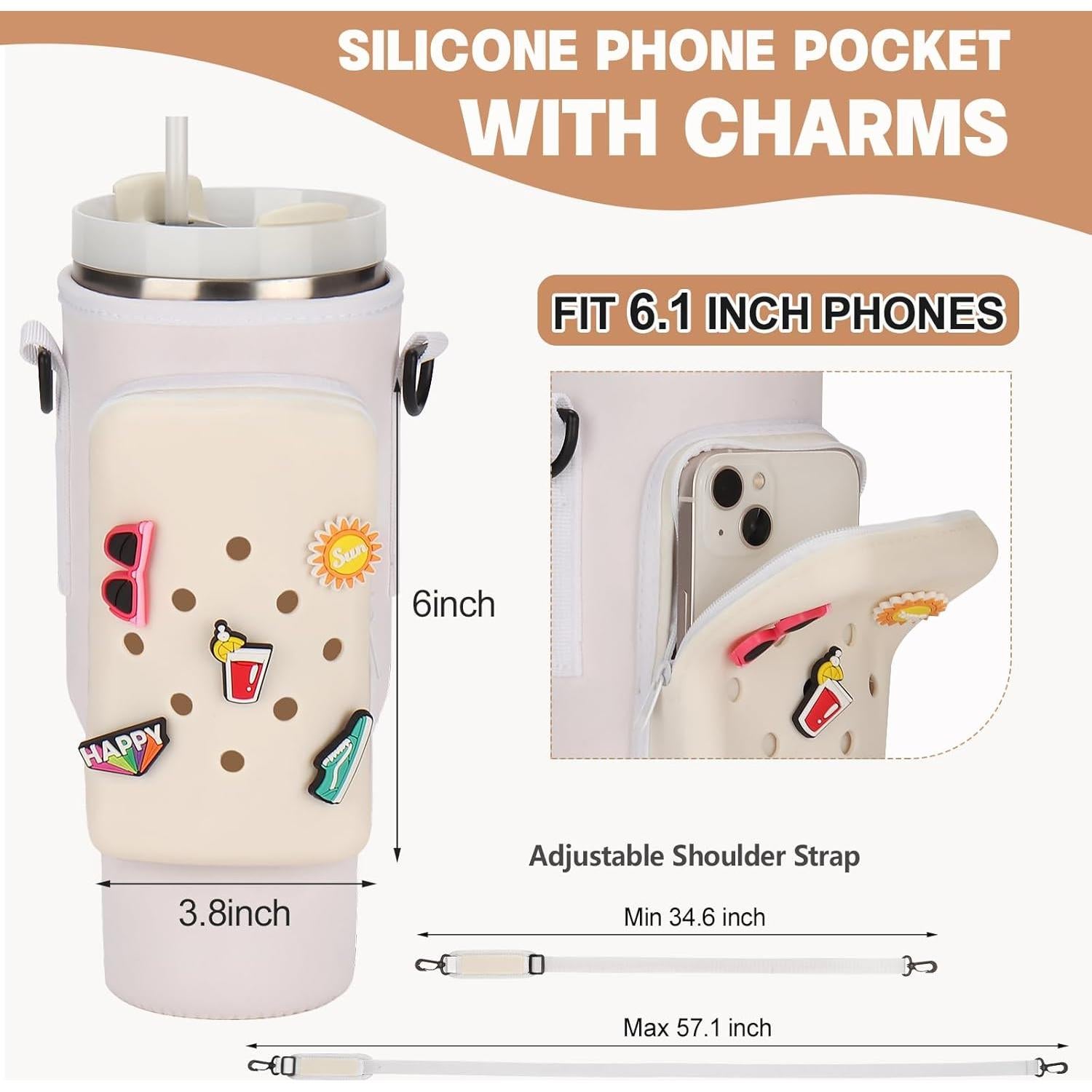 Bolsa Portabotellas Magibag para Stanley Cup 40 oz con Silicona