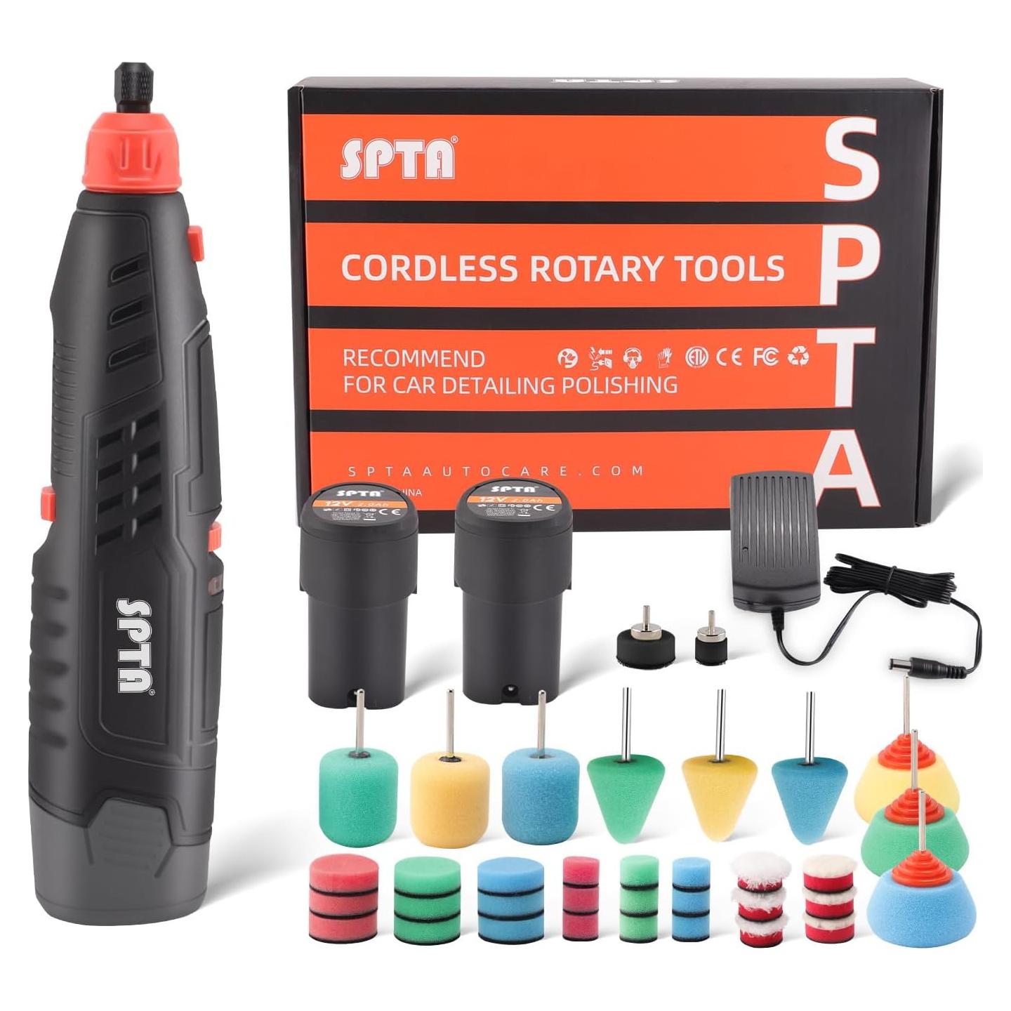 Herramienta Rotativa Inalámbrica SPTA 12V 8000-25000 RPM con Accesorios