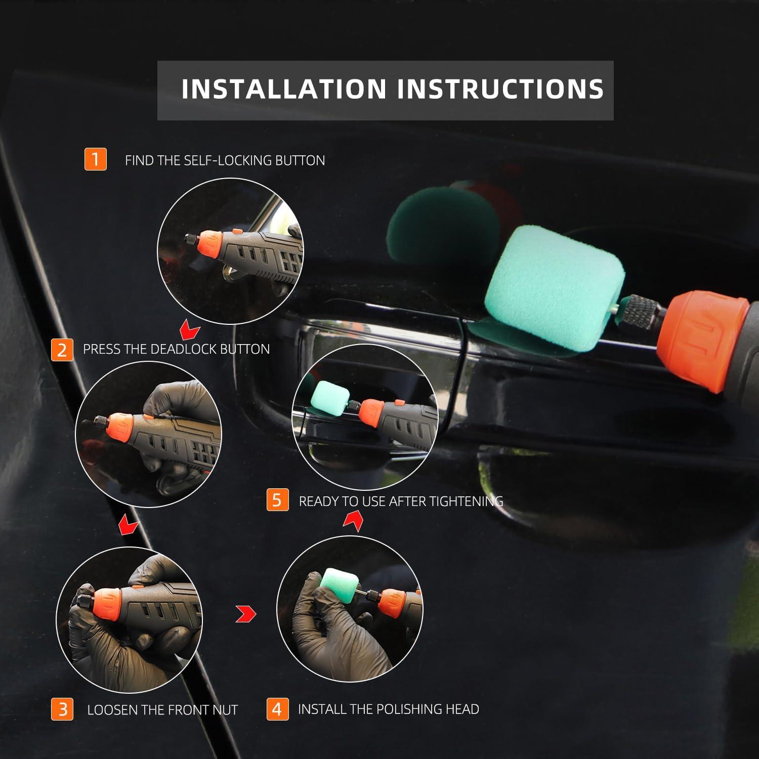 Herramienta Rotativa Inalámbrica SPTA 12V 8000-25000 RPM con Accesorios