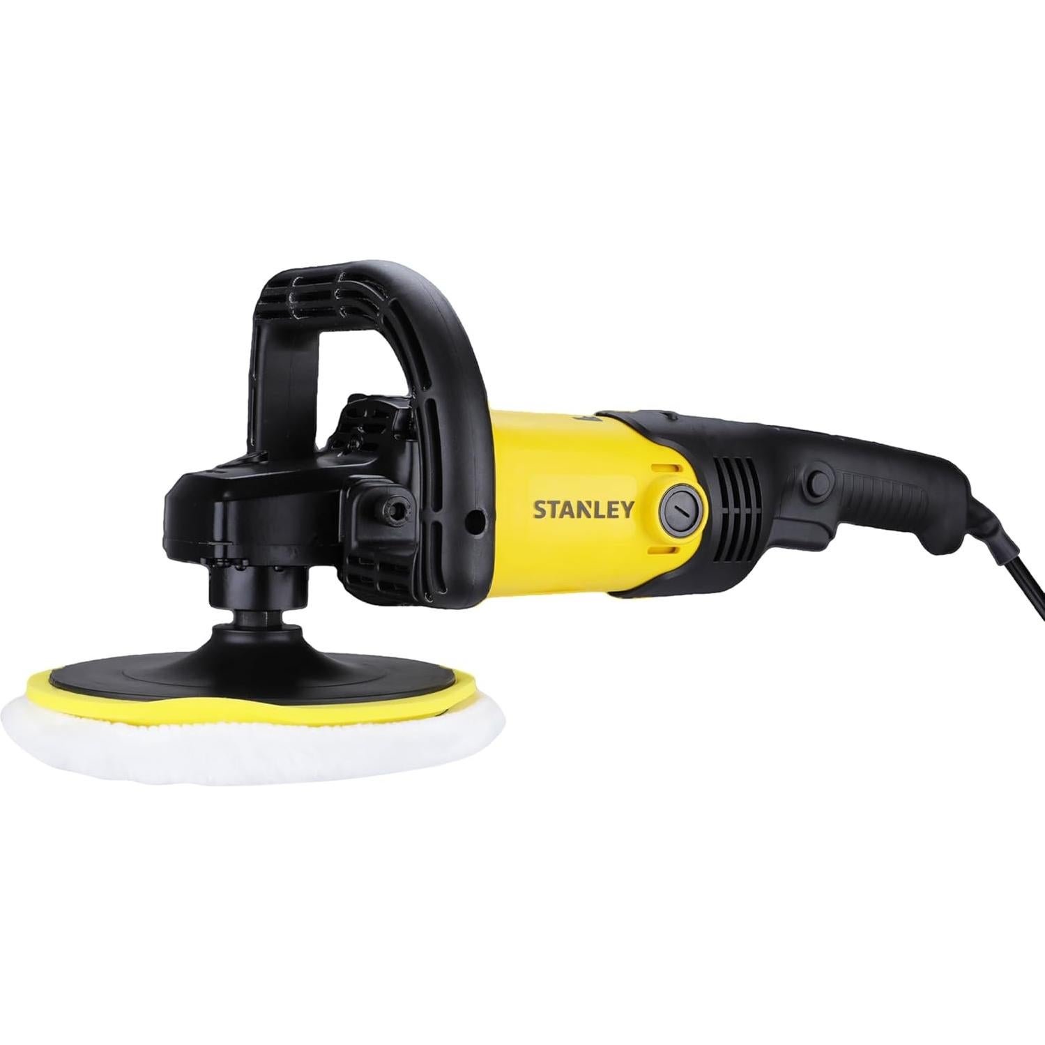 SP137 1300W 180mm Polisher with High Rotation Speed, Ideal for Delicate Polishing, Buffing, Waxing & Glazing Applications, 1 Year Warranty, YELLOW & BLACK