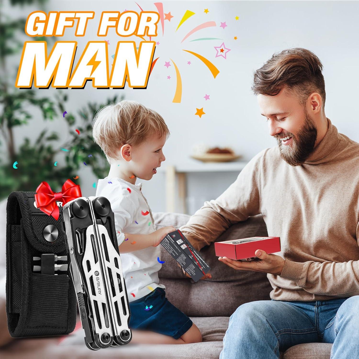 Multiherramienta BIBURY 31 en 1 Plegable con Accesorios