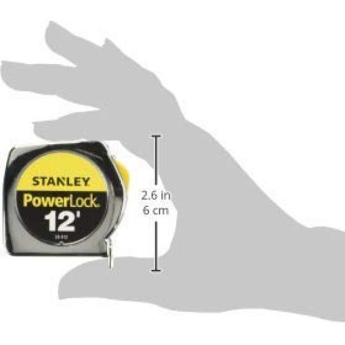 Cinta Métrica Stanley PowerLock 365,76 cm Profesional