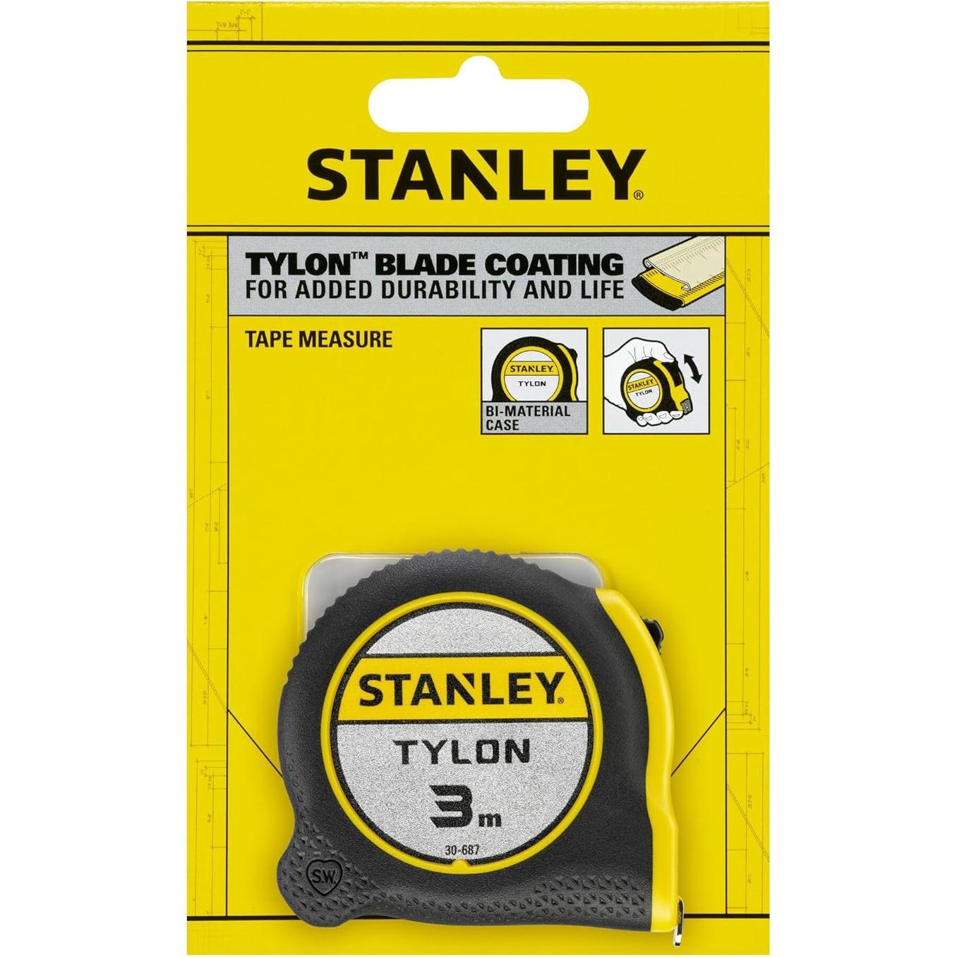Cinta Métrica Stanley 0-30-687 Tylon 3 m x 12.7 mm