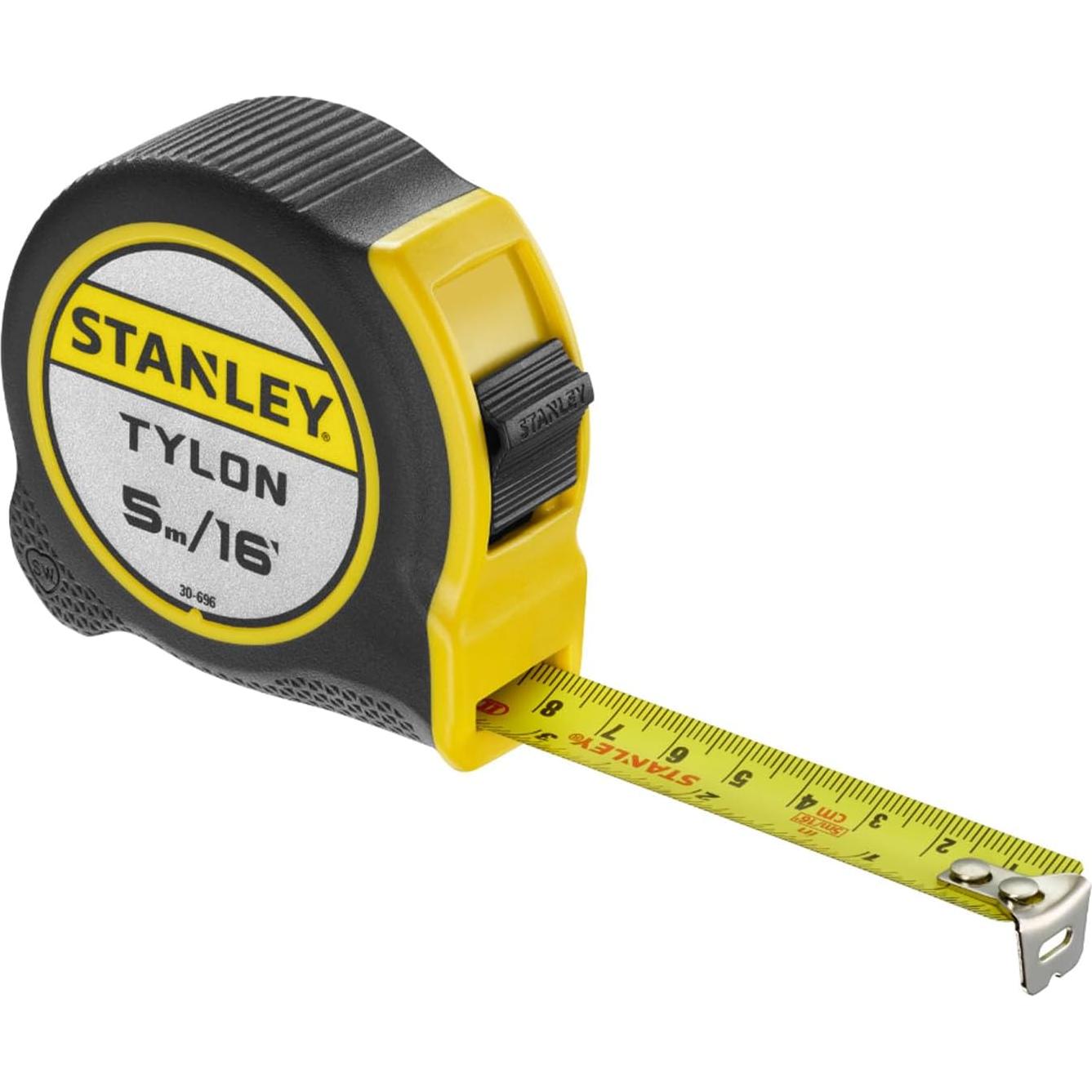 Cinta Métrica Stanley 1-30-696 5m Bi-Material Amarillo
