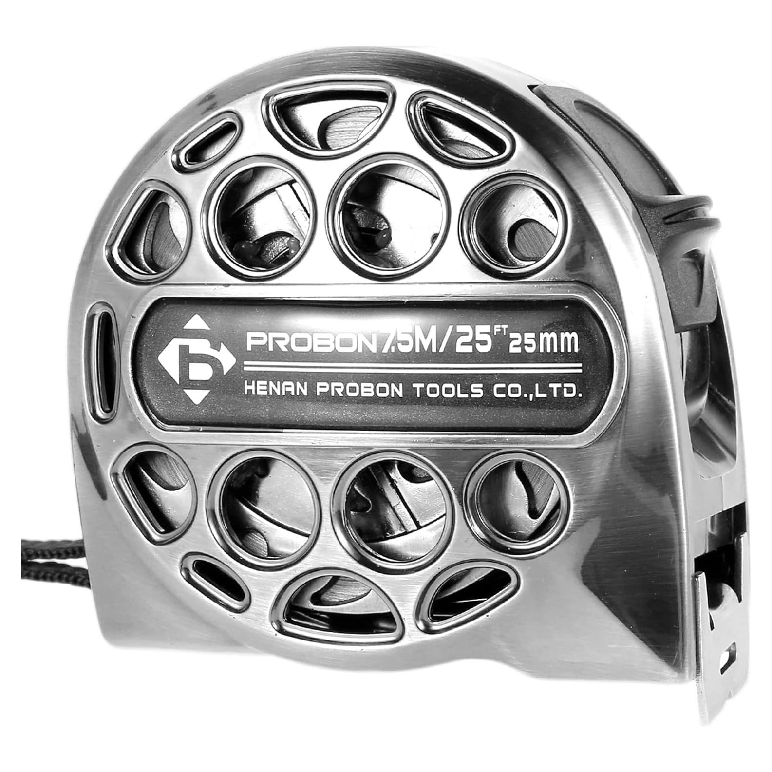 Cinta Métrica Ihvewuo 7.5m Acero Inoxidable Retráctil