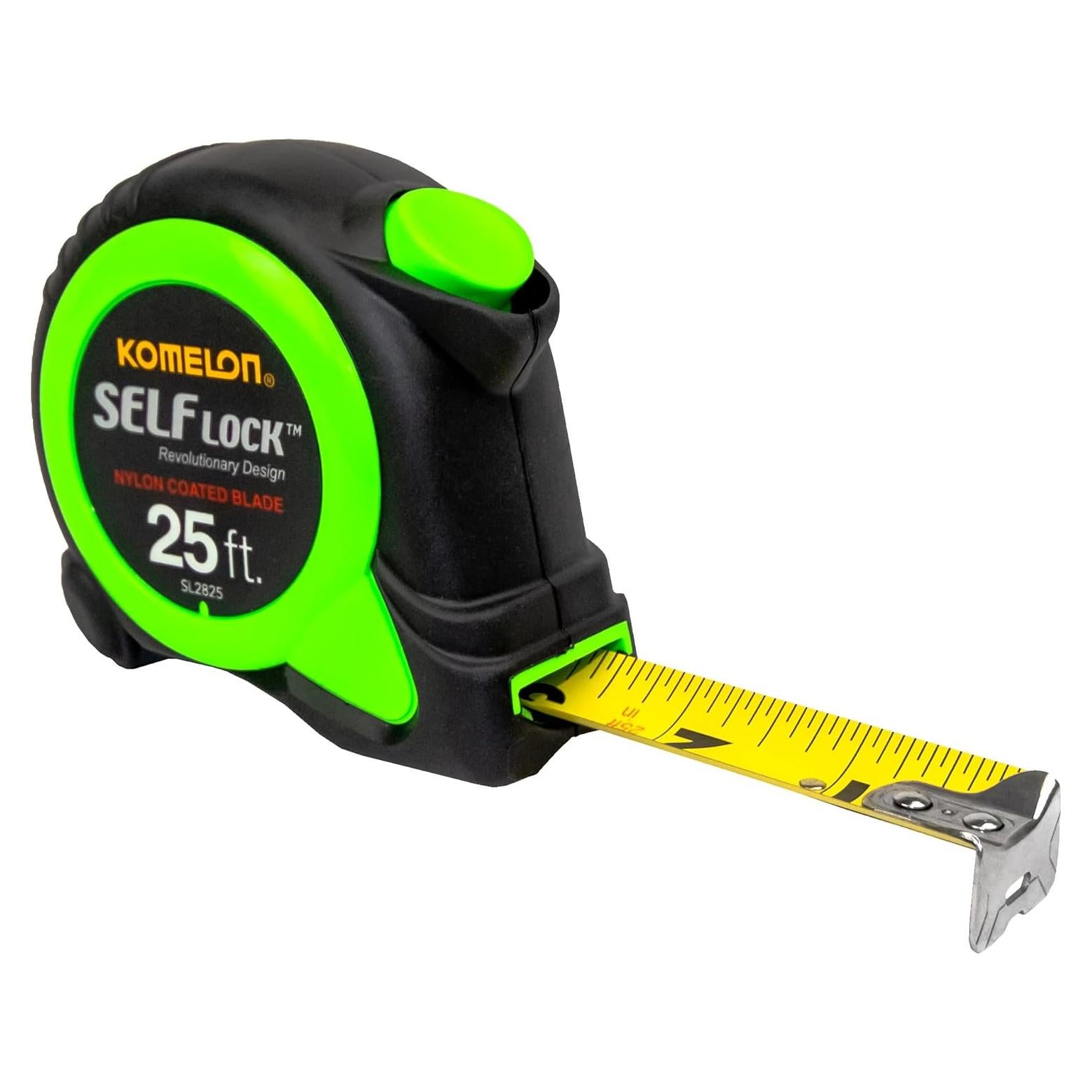 Cinta Métrica Komelon SL2825 7.62m Bloqueo Automático