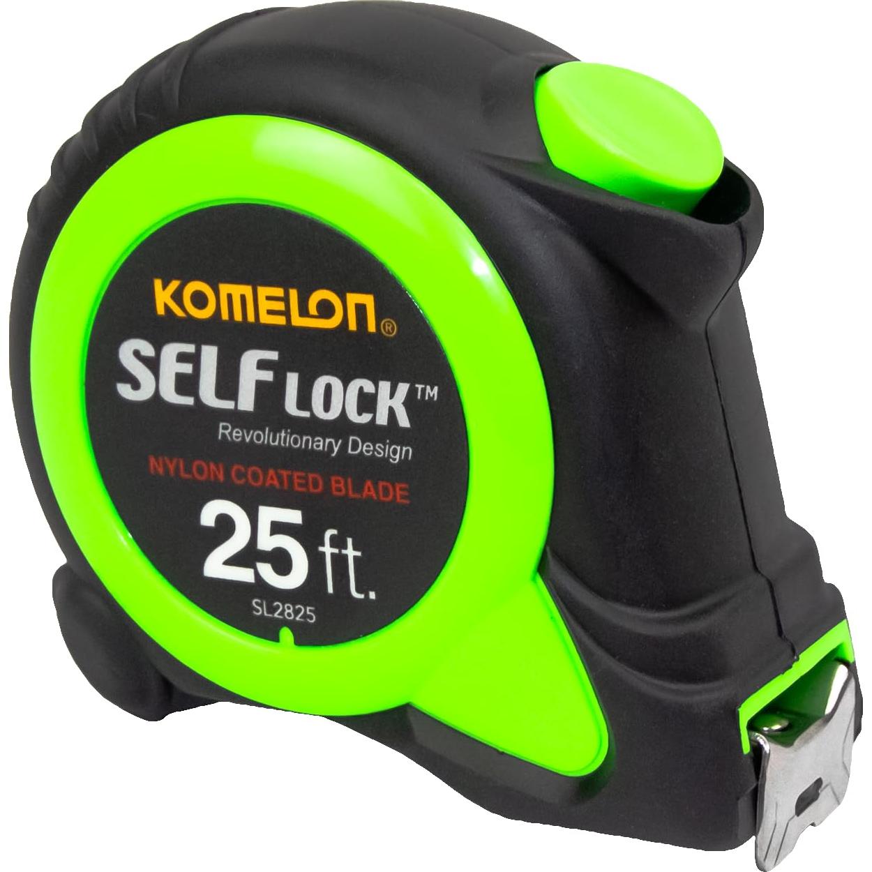 Cinta Métrica Komelon SL2825 7.62m Bloqueo Automático