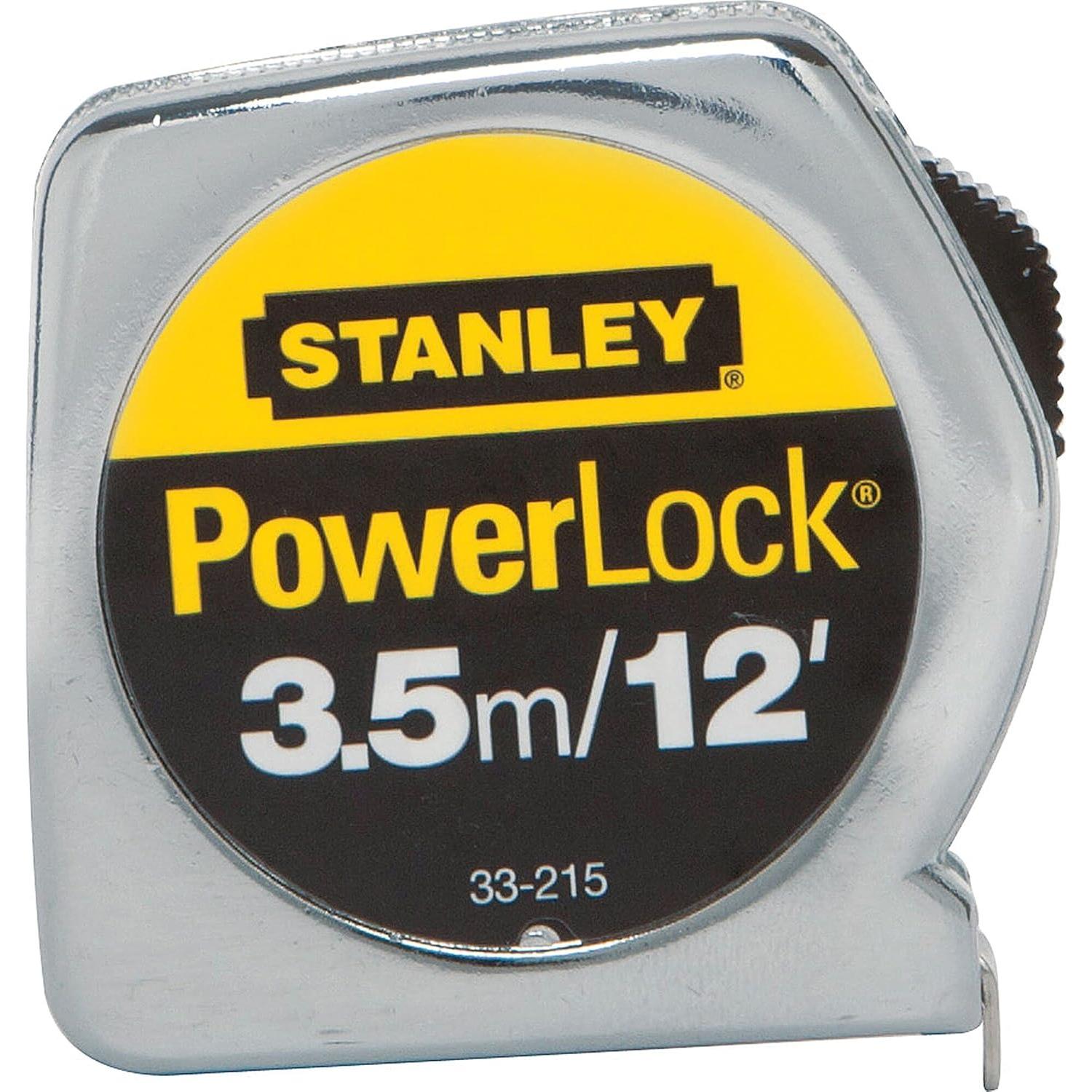 Cinta Métrica Stanley 3.7m x 1.27cm PowerLock Acero