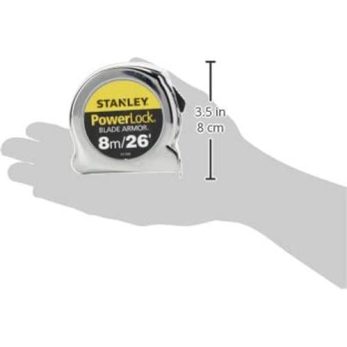 Cinta Métrica Stanley Powerlock 8m Blade Armor