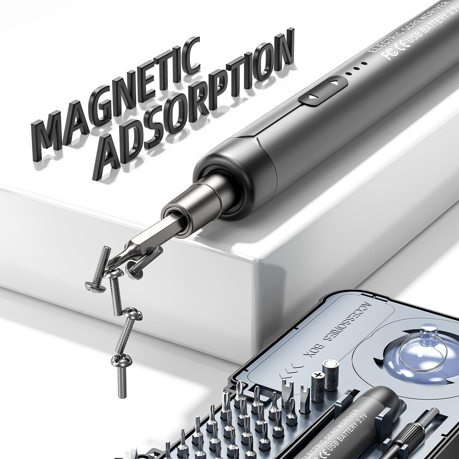 Destornillador Eléctrico ANVANNA 88 en 1 Puntas Magnéticas