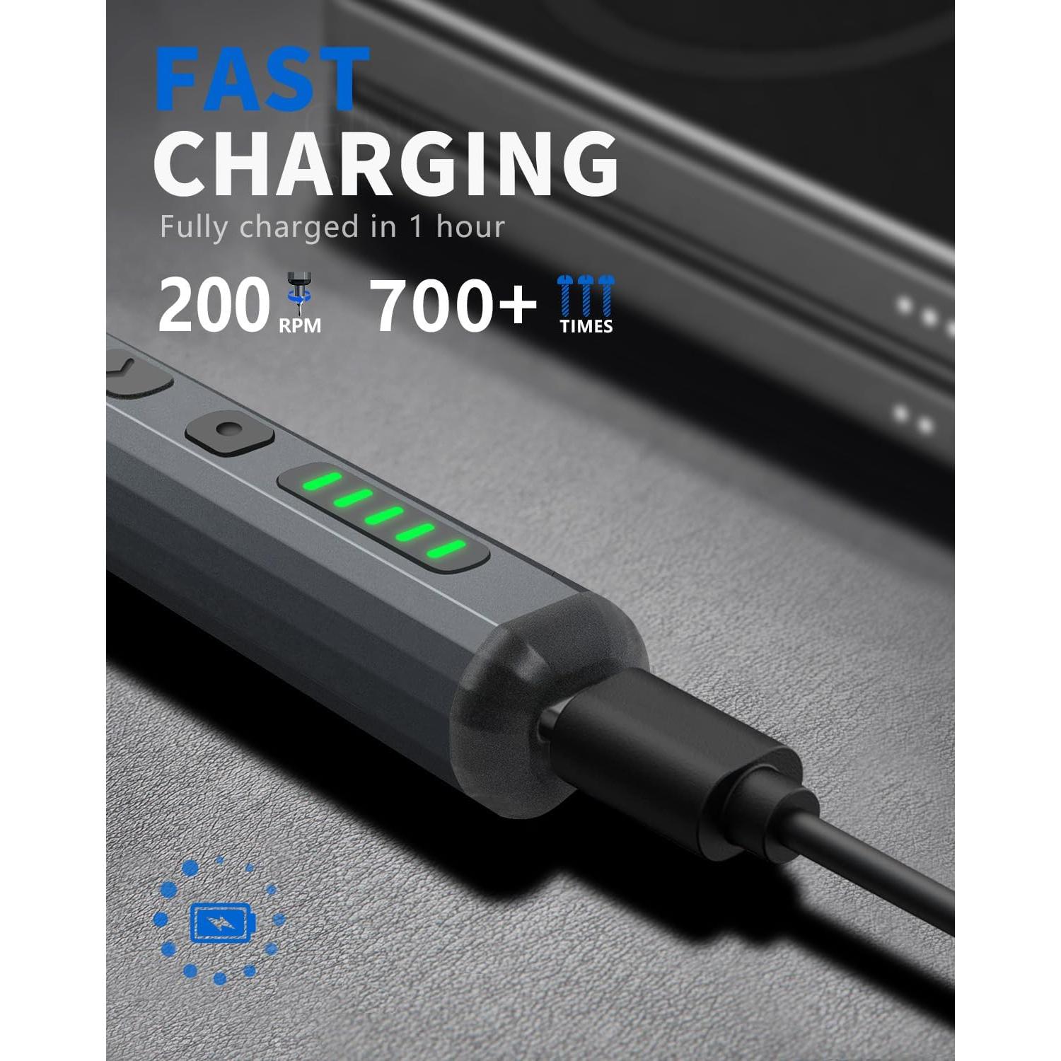 Juego de Destornilladores Eléctricos Mini UnaMela 140 en 1