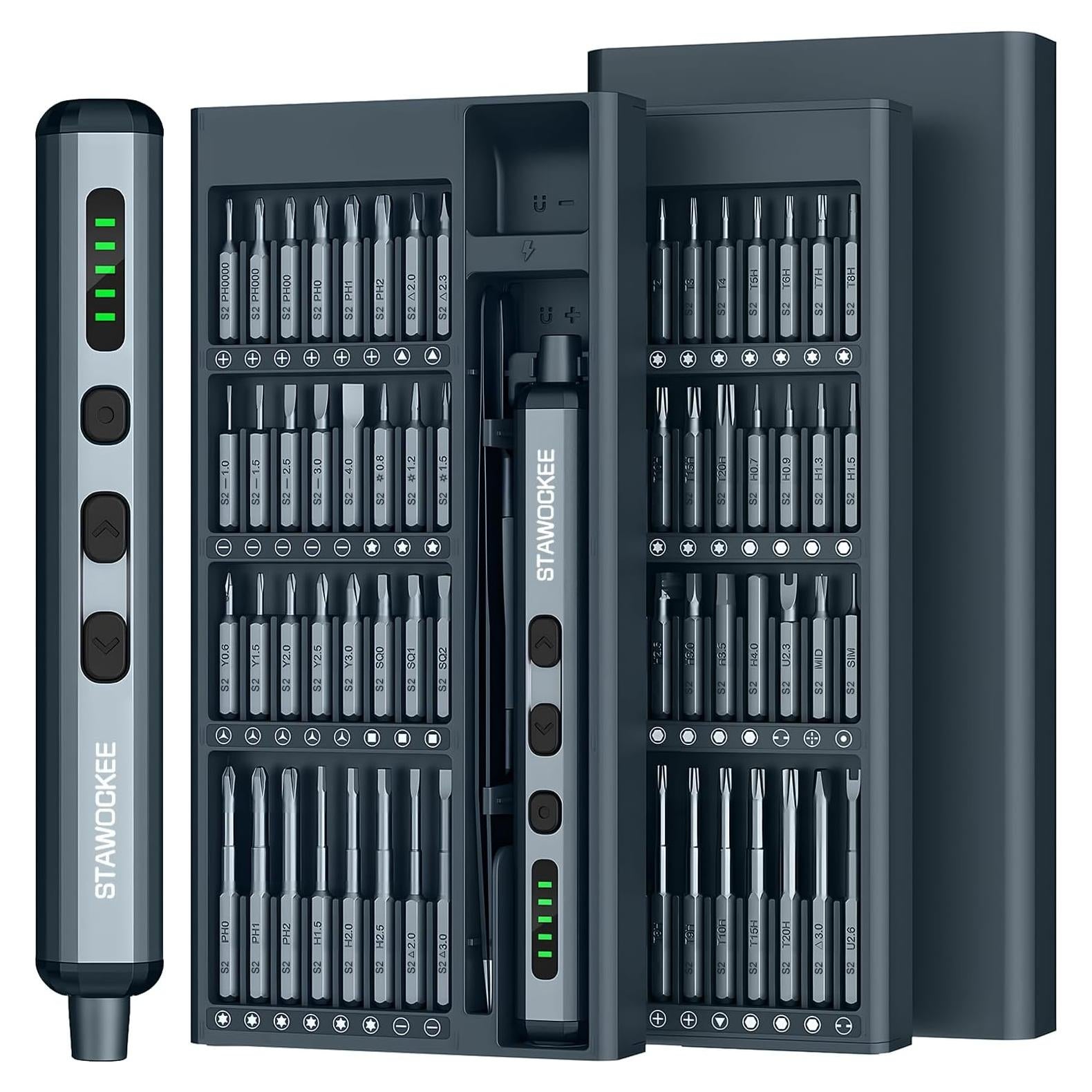 Mini Destornillador Eléctrico Stawockee 68 en 1 Recargable