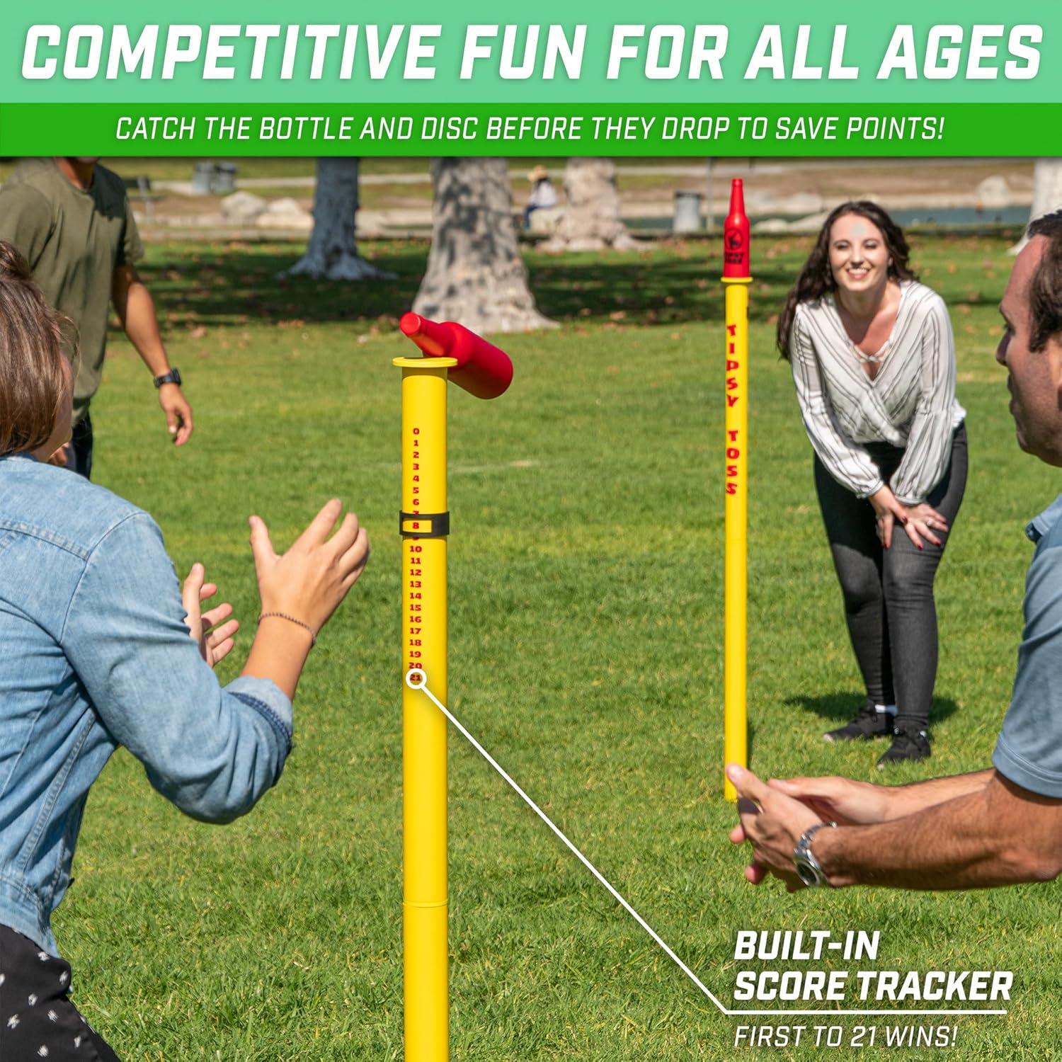 Juego de Tipsy Toss GoSports - Jardín - Incluye 6 piezas