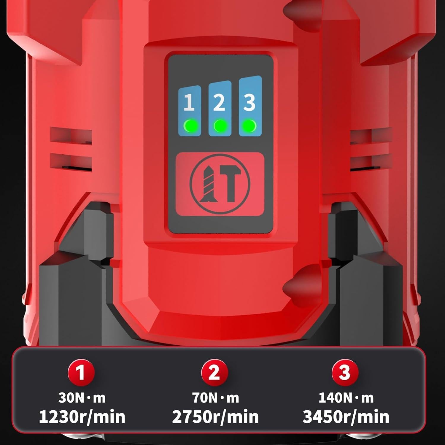 Destornillador de Impacto Inalámbrico NAWIN 16.8V 140Nm