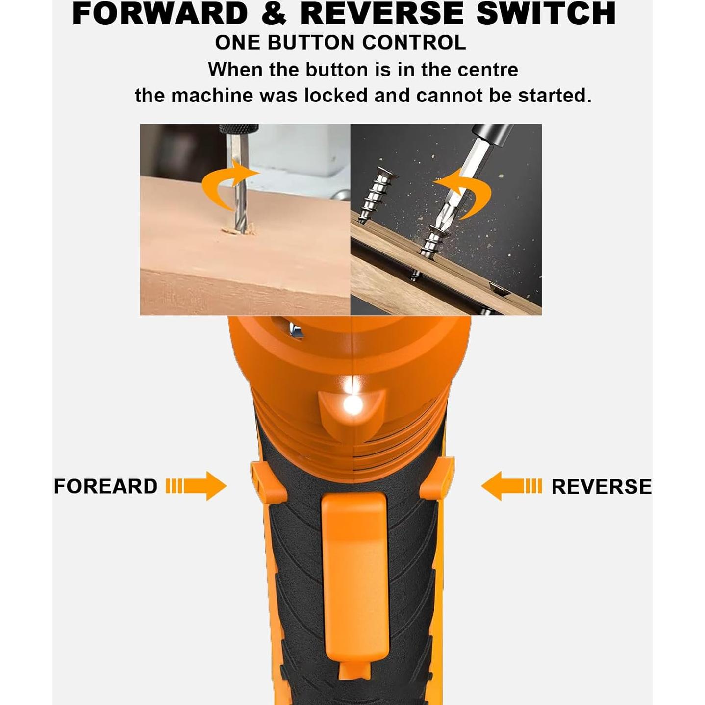 Destornillador Inalámbrico Tsisixia 3.6V 47 Accesorios