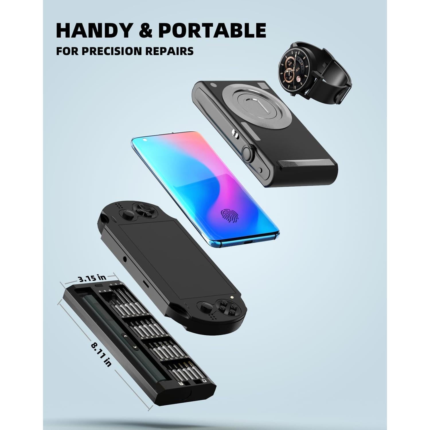 Destornillador eléctrico DOINOW B1 Pro 48 en 1 con pantalla