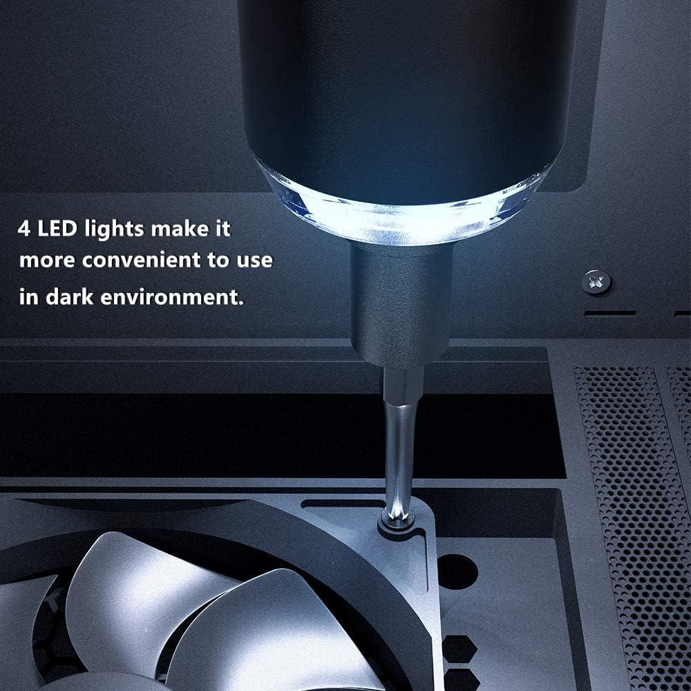 Destornillador eléctrico JAKEMY 61 en 1 recargable con LED