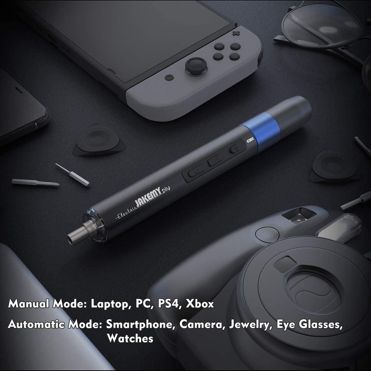 Destornillador eléctrico JAKEMY 61 en 1 recargable con LED