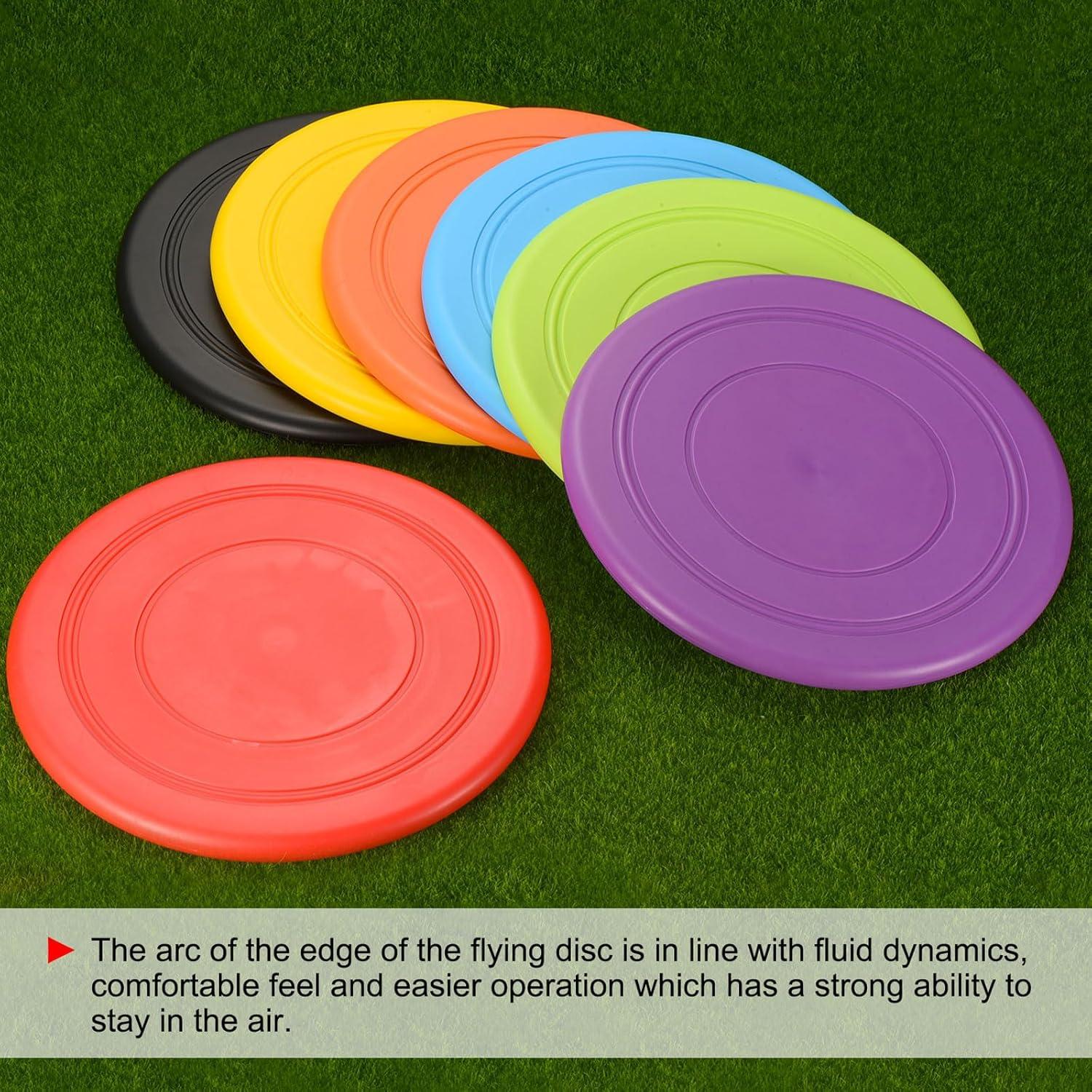 Disco Volador PATIKIL 17.8 cm Rojo Impermeable para Juegos