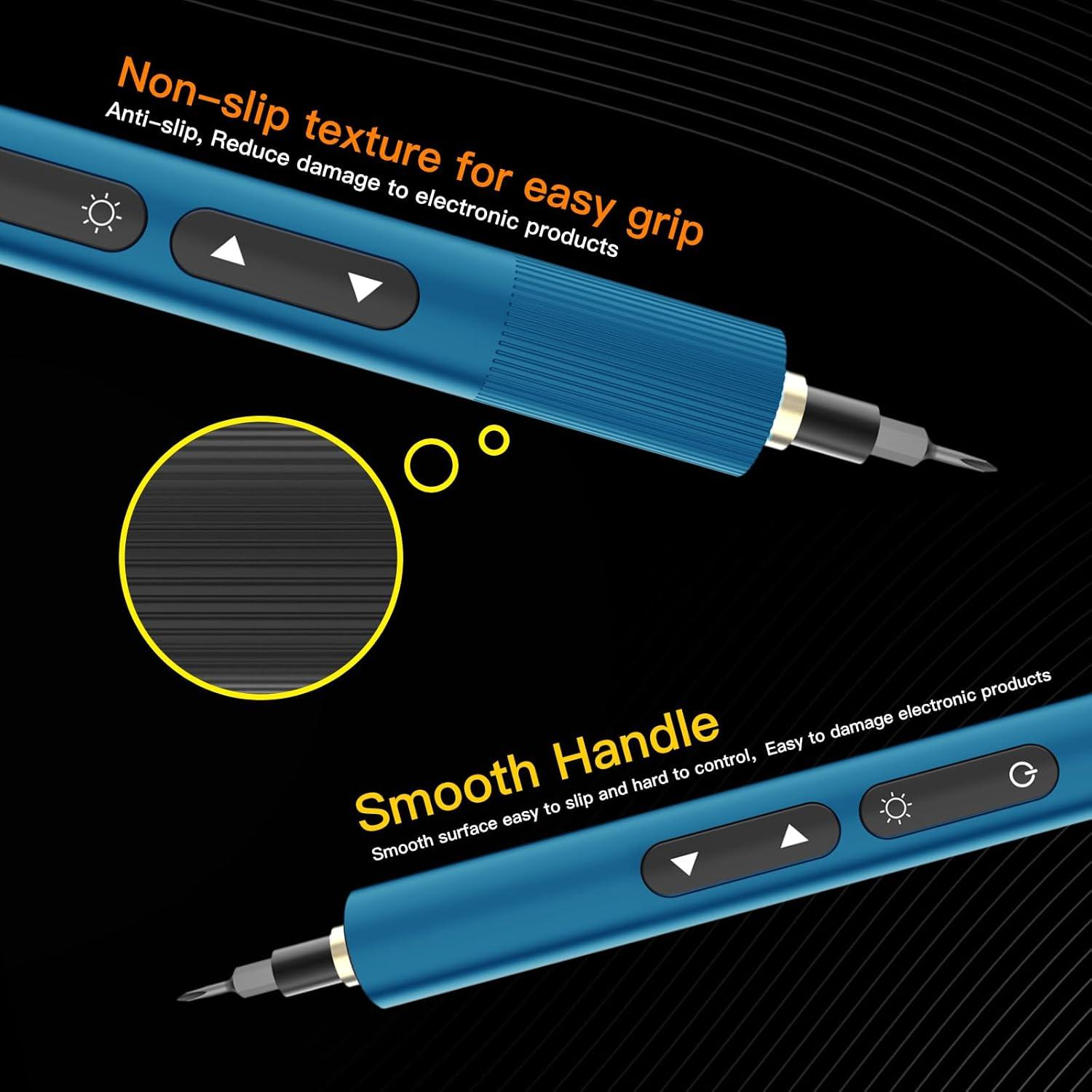Destornillador Eléctrico Toolendary 55 en 1 Recargable Azul